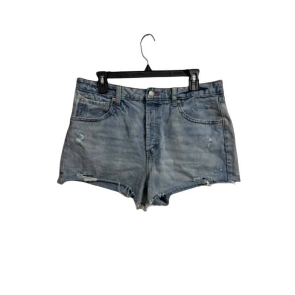 Wild Fable Cut Off Light Wash Raw Hem Denim Shorts - Women's 12R